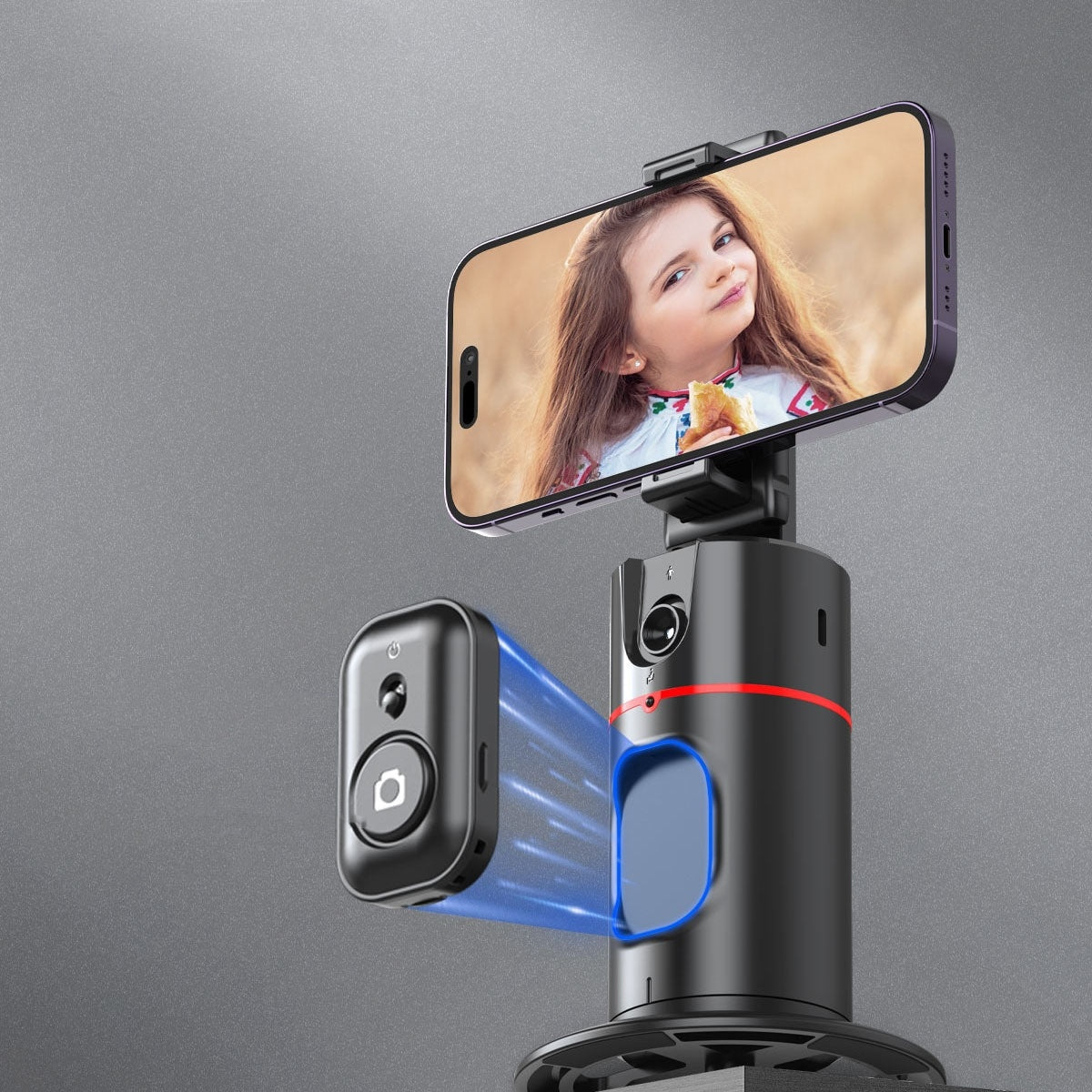 360 Degree Intelligent AI Facial Recognition Tracking And Tracking Stabilizer