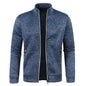 Men Zipper Jackets Standing Collar