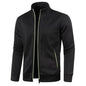 Men Zipper Jackets Standing Collar